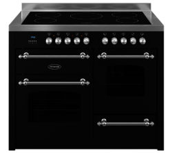 Britannia Fleet 110 RC11XGIFLK Electric Induction Range Cooker - Matte Black & Stainless Steel